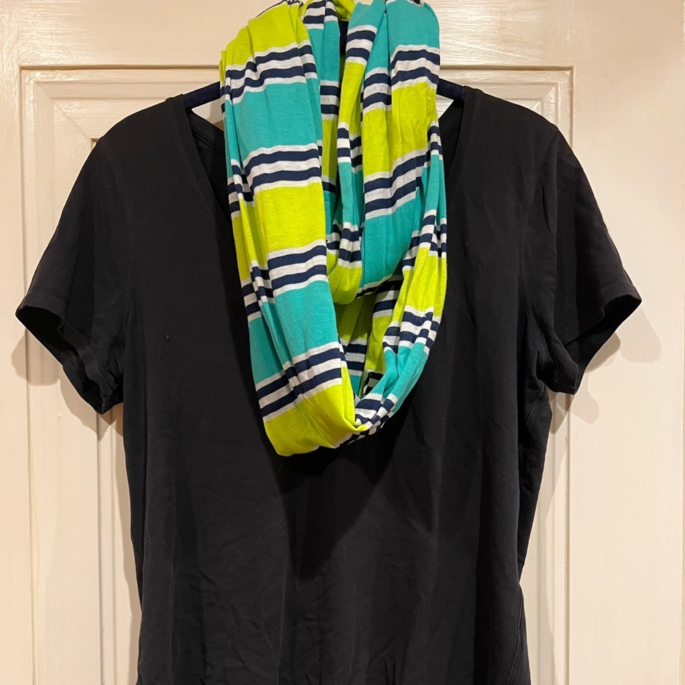 Colored Striped Scarf